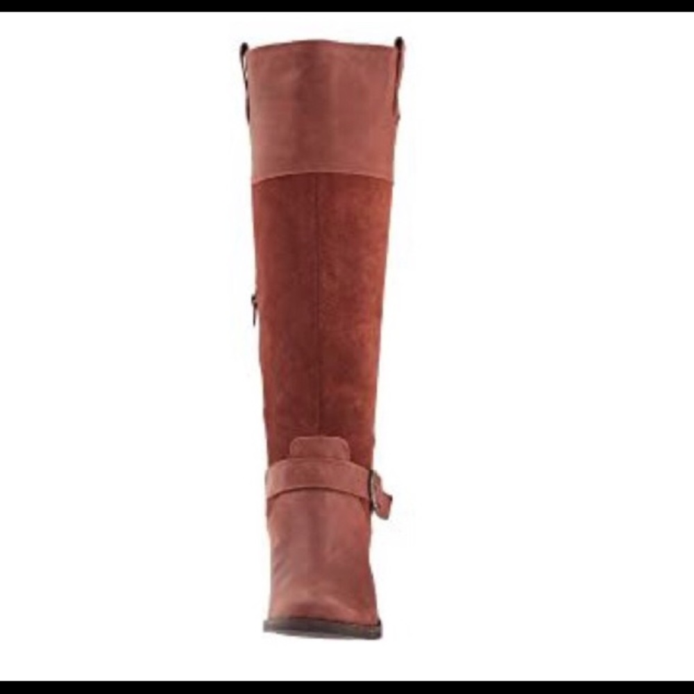 LUCKY BRAND Kailan Rye leather and suede riding boots NIB - Picture 4 of 6